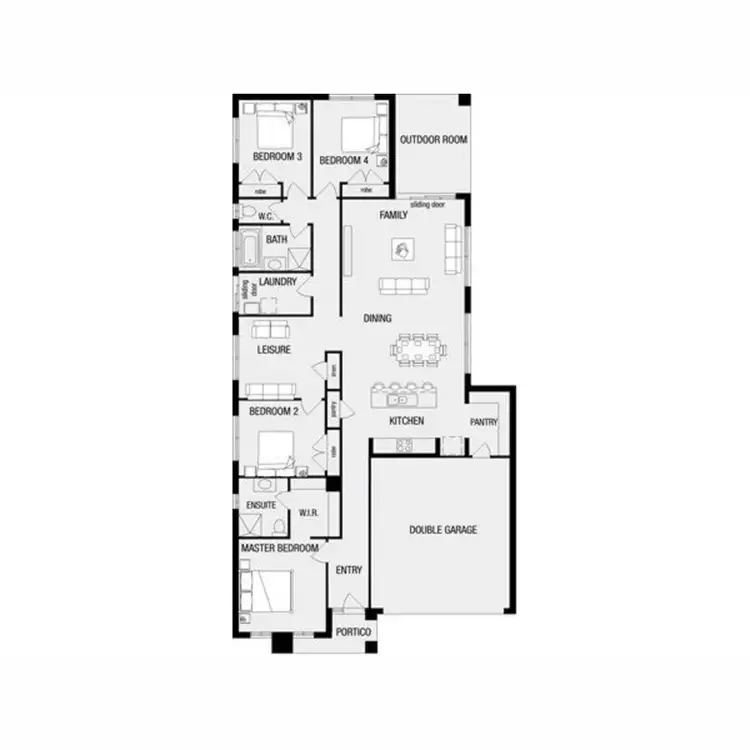 Floorplan of Homely house listing, 58 Treeline Circuit, Yarrabilba QLD 4207