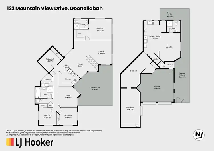 Floorplan of Homely house listing, 122 Mountain View Drive, Goonellabah NSW 2480