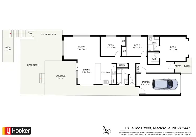 Floorplan of Homely house listing, 18 Jellico Street, Macksville NSW 2447