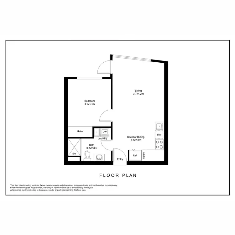 Floorplan of Homely apartment listing, 106/2 Clark Street, Williams Landing VIC 3027
