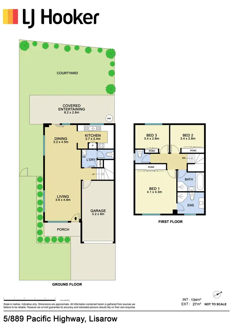 Floorplan of Homely townhouse listing, 5/889 Pacific Highway, Lisarow NSW 2250