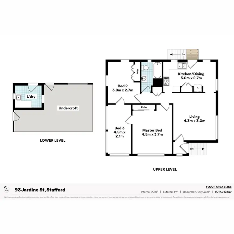 Floorplan of Homely house listing, 93 Jardine Street, Stafford QLD 4053