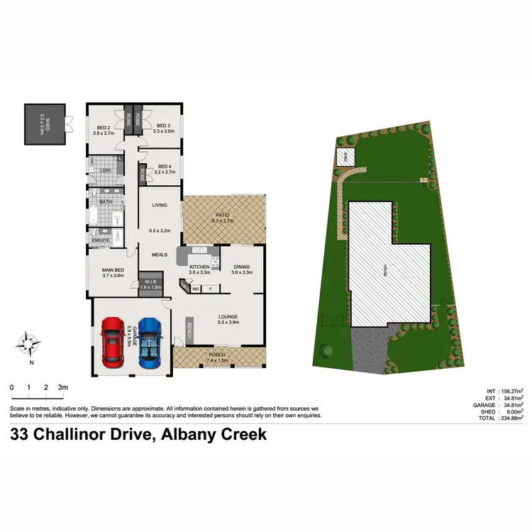 Floorplan of Homely house listing, 33 Challinor Drive, Albany Creek QLD 4035