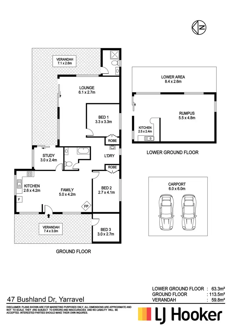 Floorplan of Homely house listing, 47 Bushland Drive, Yarravel NSW 2440