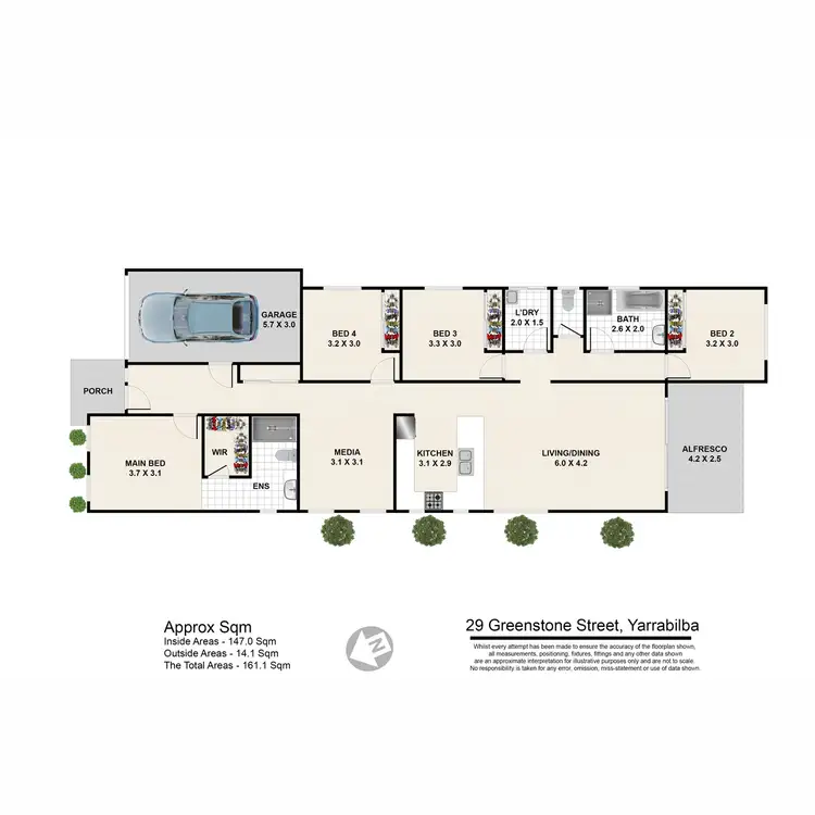Floorplan of Homely house listing, 29 Greenstone Street, Yarrabilba QLD 4207