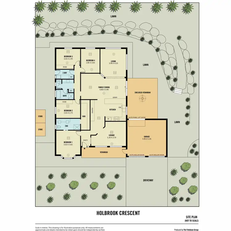 Floorplan of Homely house listing, 17 Holbrook Crescent, Greenwith SA 5125