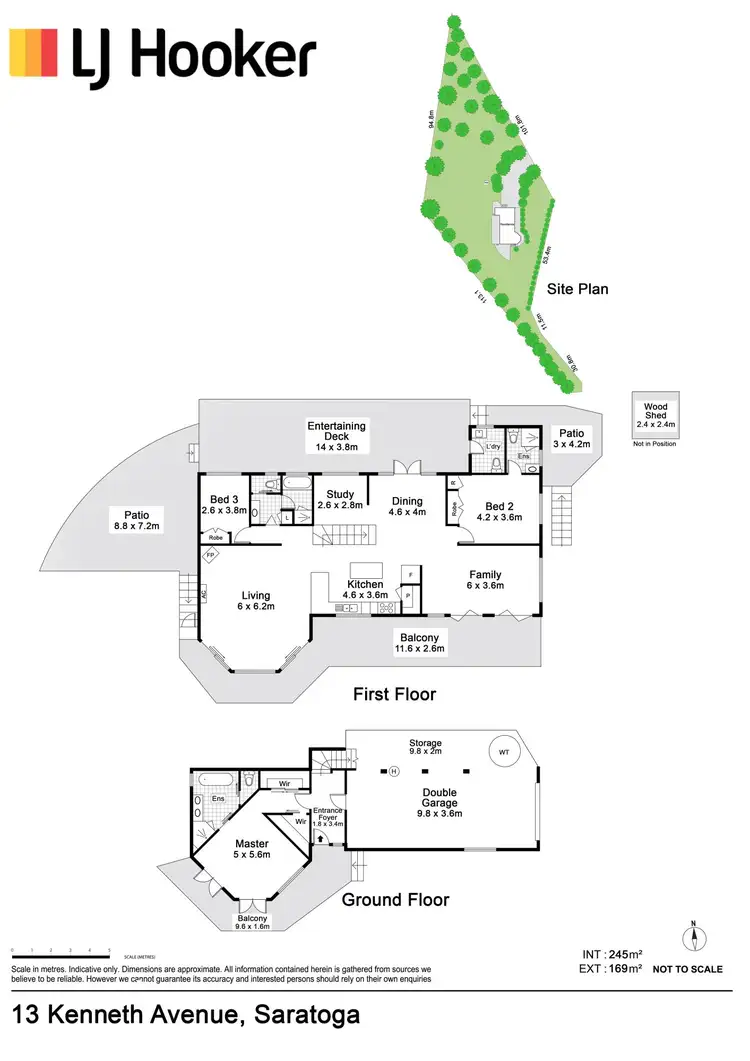 Floorplan of Homely house listing, 13 Kenneth Avenue, Saratoga NSW 2251
