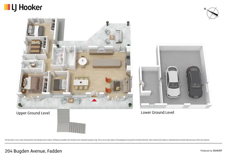 Floorplan of Homely house listing, 204 Bugden Avenue, Fadden ACT 2904