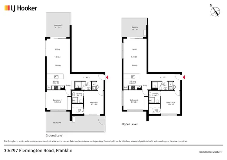 Floorplan of Homely apartment listing, 30/297 Flemington Road, Franklin ACT 2913