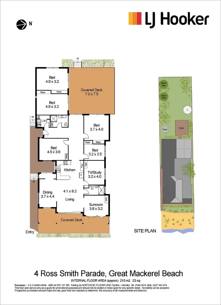 Floorplan of Homely house listing, 4 Ross Smith Parade, Great Mackerel Beach NSW 2108