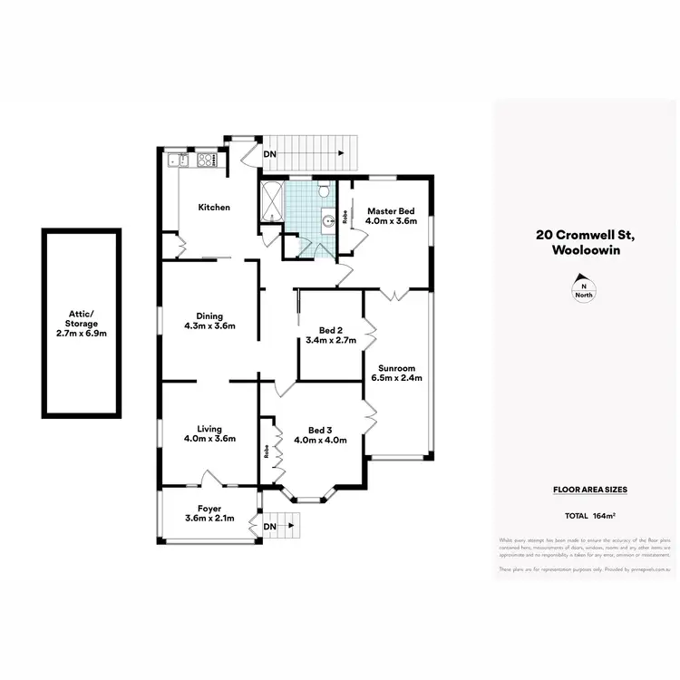 Floorplan of Homely house listing, 20 Cromwell Street, Wooloowin QLD 4030