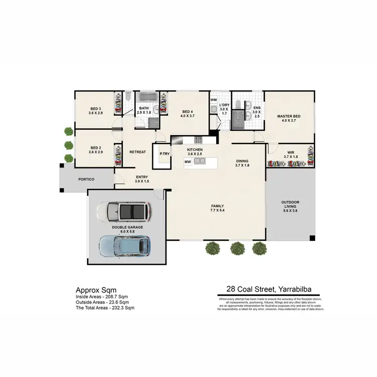 Floorplan of Homely house listing, 28-30 Coal Street, Yarrabilba QLD 4207
