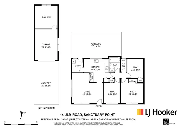 Floorplan of Homely house listing, 14 Ulm Road, Sanctuary Point NSW 2540