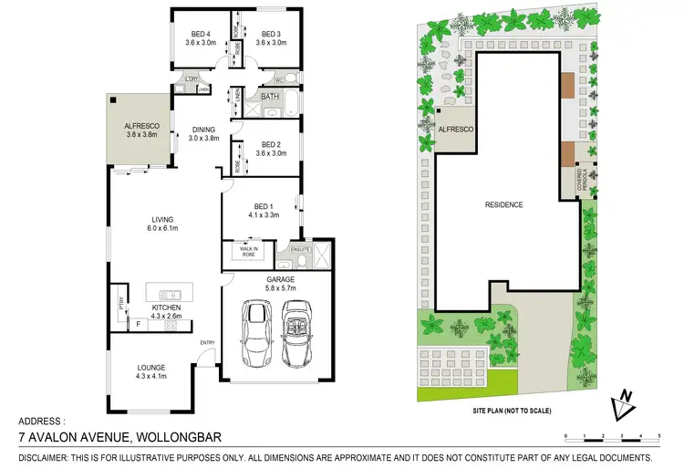 Floorplan of Homely house listing, 7 Avalon Avenue, Wollongbar NSW 2477
