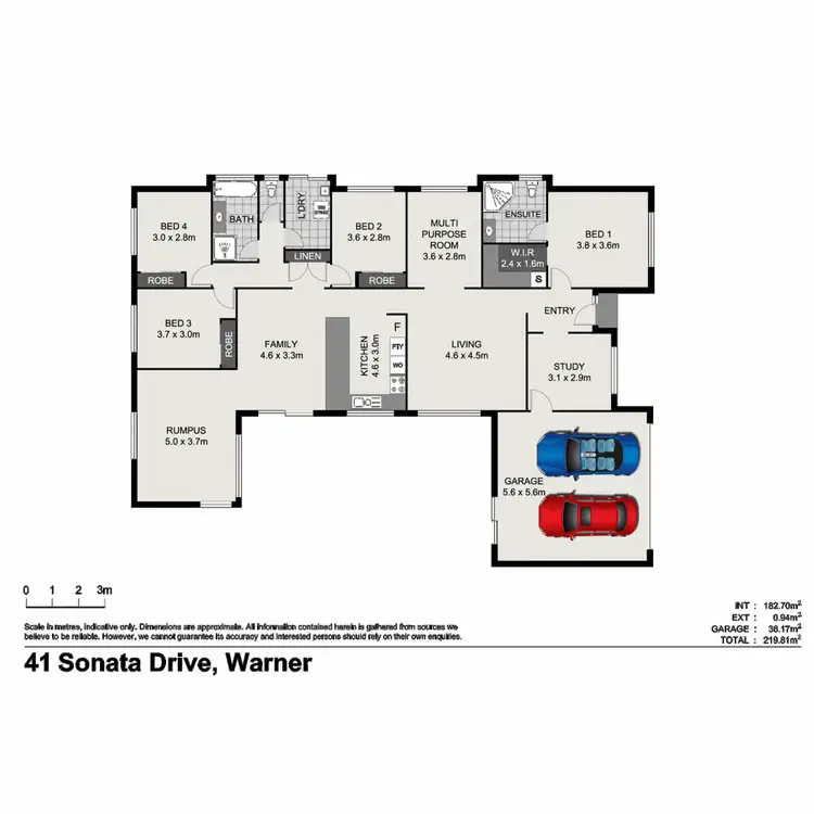 Floorplan of Homely house listing, 41 Sonata Drive, Warner QLD 4500