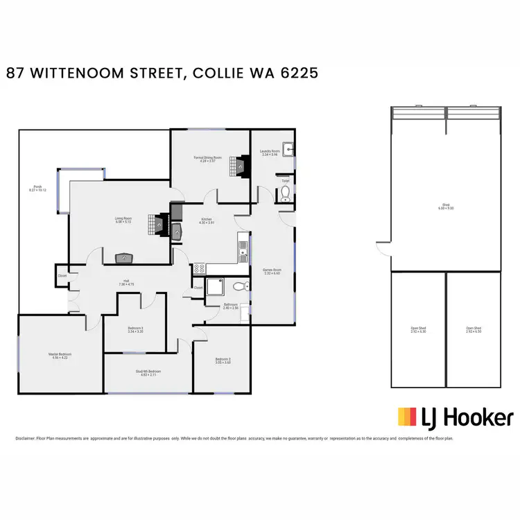 Floorplan of Homely house listing, 87 Wittenoom Street, Collie WA 6225