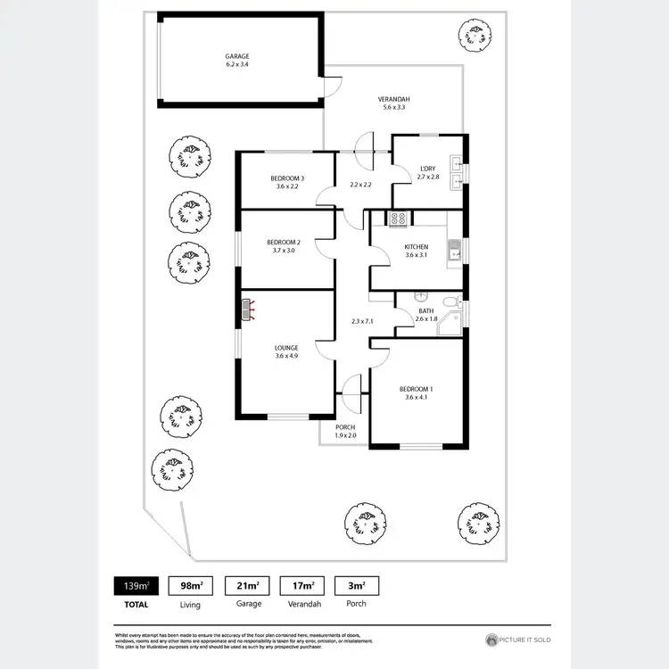 Floorplan of Homely house listing, 53 Cleveland Tce, Ottoway SA 5013