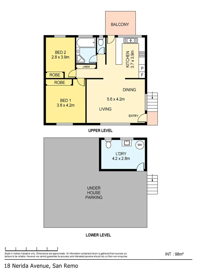 Floorplan of Homely house listing, 18 Nerida Avenue, San Remo NSW 2262
