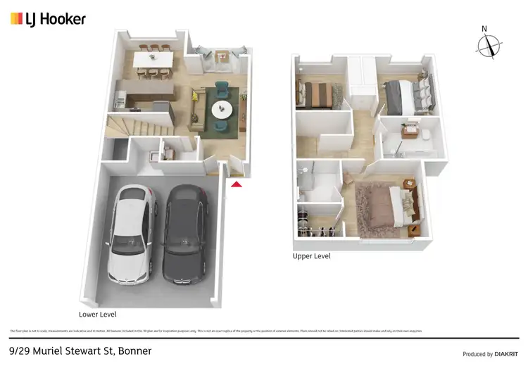 Floorplan of Homely townhouse listing, 9/29 Muriel Stewart Circuit, Bonner ACT 2914