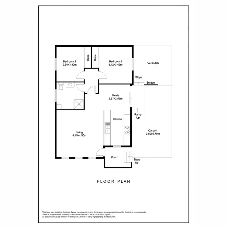 Floorplan of Homely house listing, 51/36 Hillier Road, Hillier SA 5116