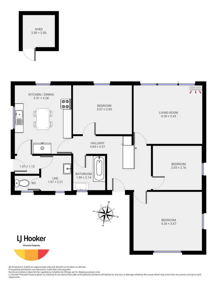 Floorplan of Homely house listing, 46 Gepp Parade, Derwent Park TAS 7009