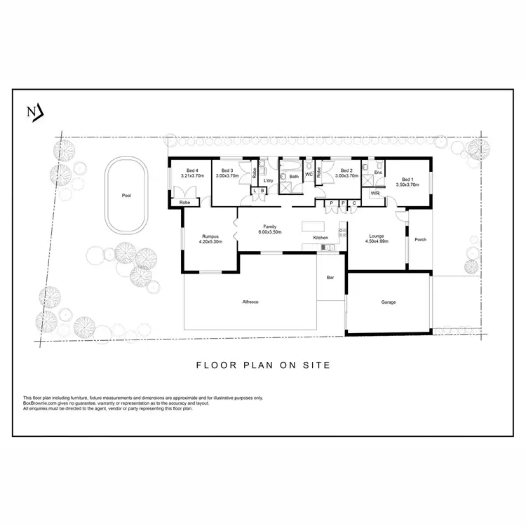 Floorplan of Homely house listing, 2 Addison Place, Seabrook VIC 3028