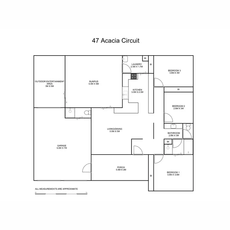 Floorplan of Homely house listing, 47 Acacia Circuit, Yamba NSW 2464