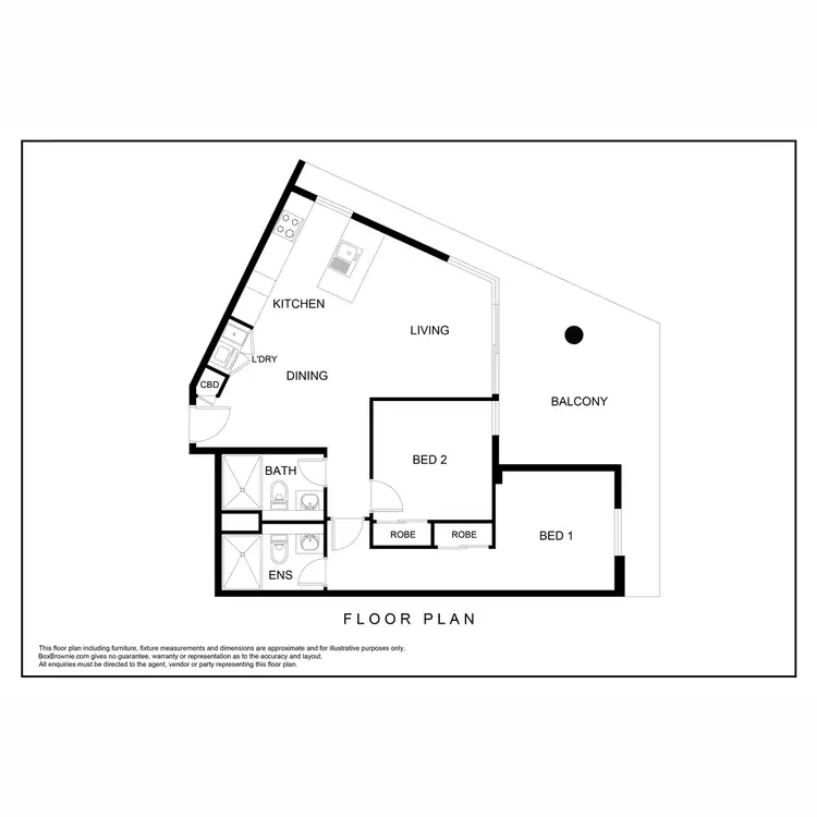 Floorplan of Homely unit listing, 102/2 Kenswick Street, Point Cook VIC 3030