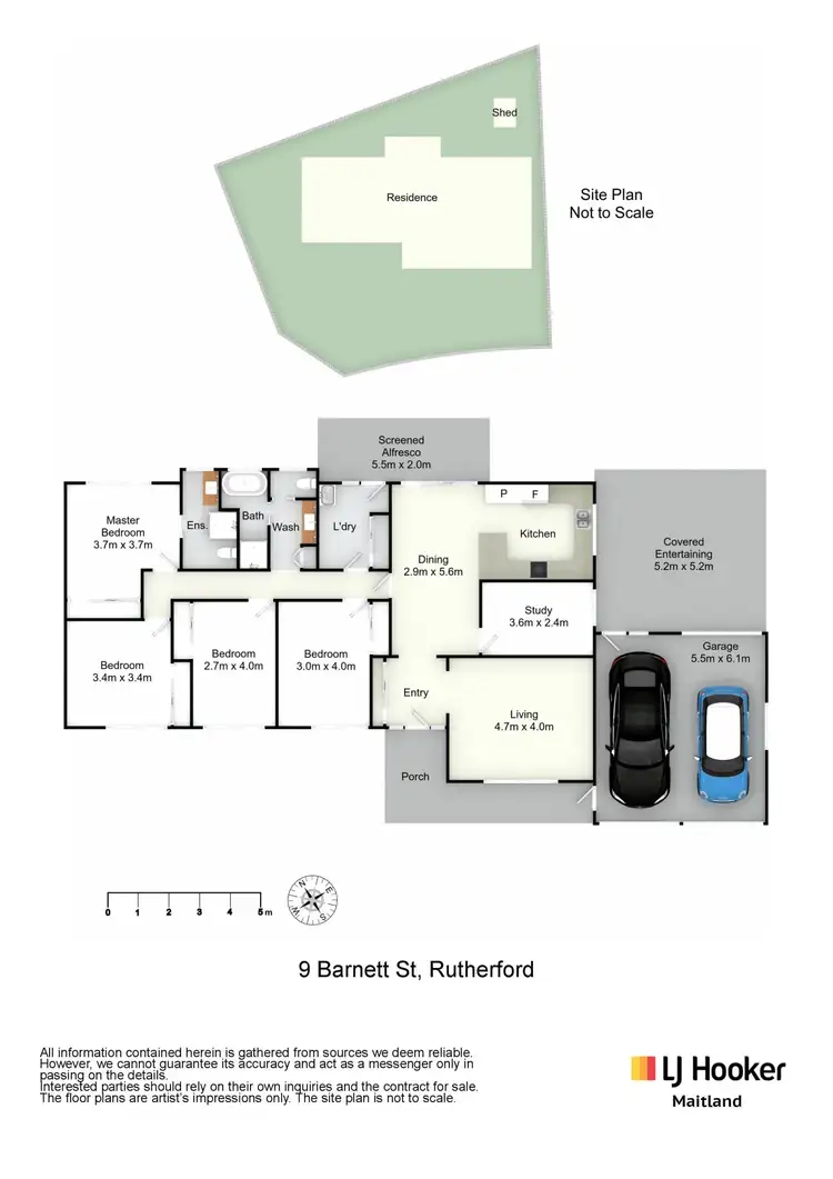 Floorplan of Homely house listing, 9 Barnett Street, Rutherford NSW 2320