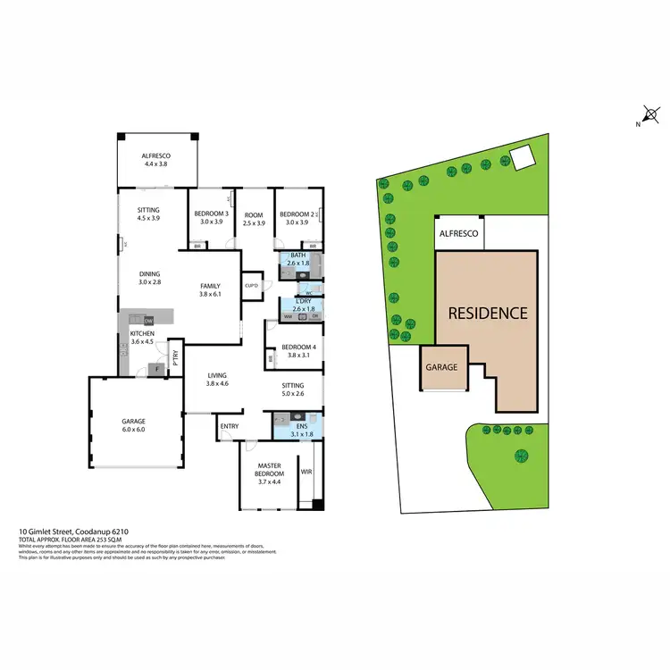 Floorplan of Homely house listing, 10 Gimlet Street, Coodanup WA 6210
