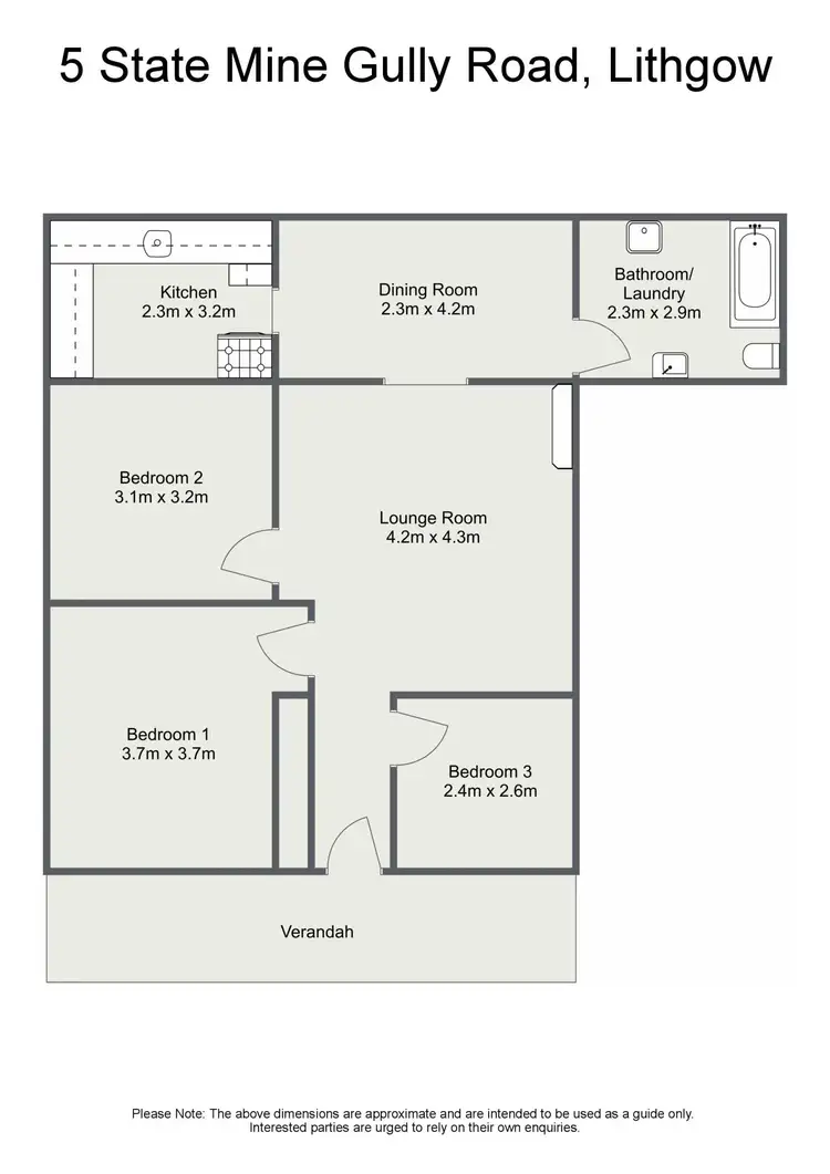 Floorplan of Homely house listing, 5 State Mine Gully Road, Lithgow NSW 2790