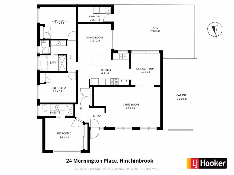 Floorplan of Homely house listing, 24 Mornington Place, Hinchinbrook NSW 2168