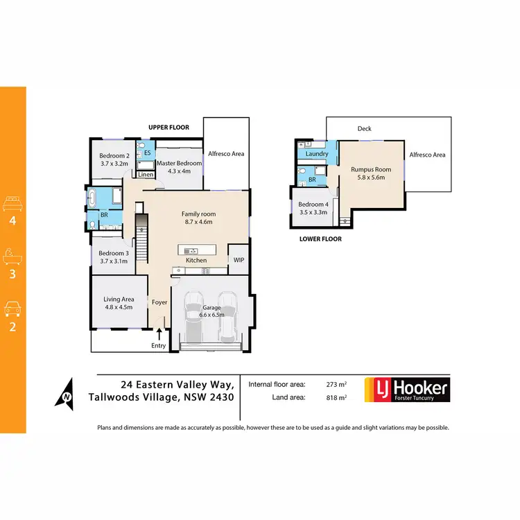 Floorplan of Homely house listing, 24 Eastern Valley Way, Tallwoods Village NSW 2430