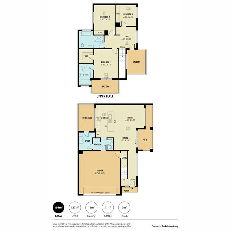 Floorplan of Homely townhouse listing, 1a Palmer Street, Lightsview SA 5085