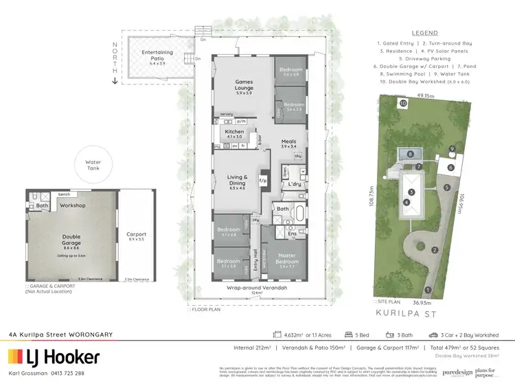 Floorplan of Homely house listing, 4a Kurilpa Street, Worongary QLD 4213