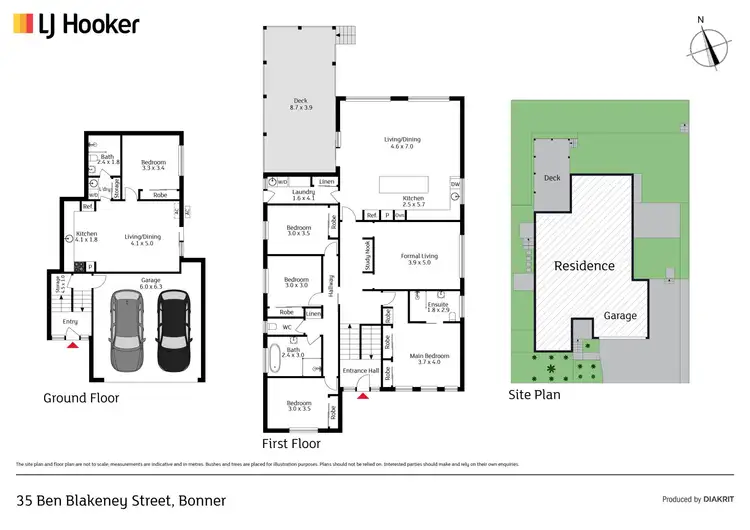 Floorplan of Homely house listing, 35 Ben Blakeney Street, Bonner ACT 2914