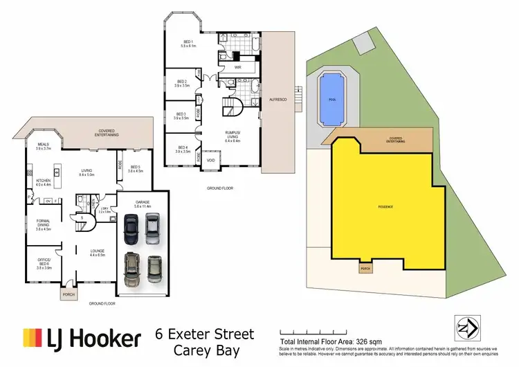 Floorplan of Homely house listing, 6 Exeter Street, Carey Bay NSW 2283