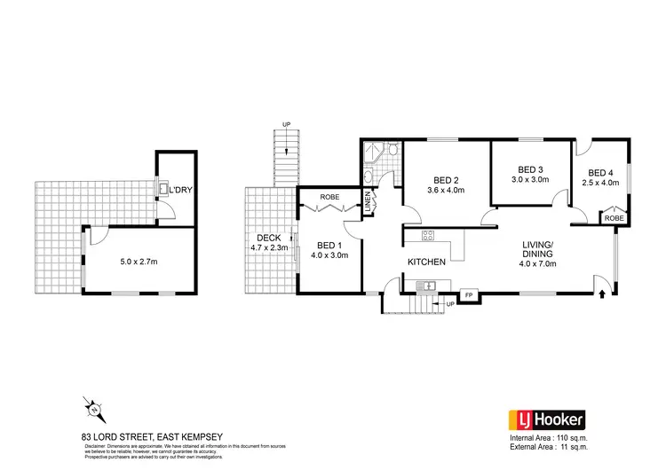 Floorplan of Homely house listing, 83 Lord Street, East Kempsey NSW 2440
