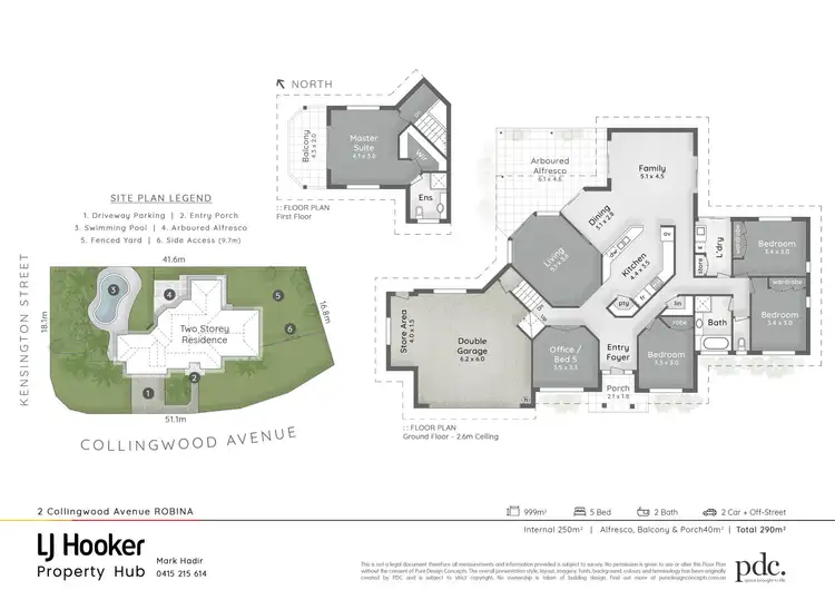Floorplan of Homely house listing, 2 Collingwood Avenue, Robina QLD 4226
