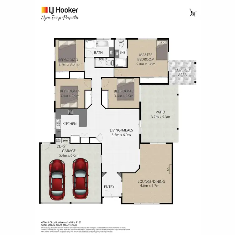 Floorplan of Homely house listing, 4 Trent Circuit, Alexandra Hills QLD 4161