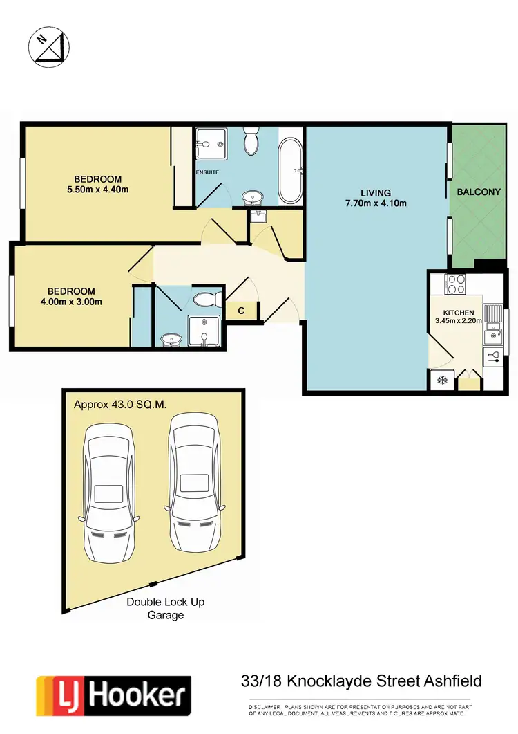 Floorplan of Homely unit listing, 33/18-20 Knocklayde Street, Ashfield NSW 2131