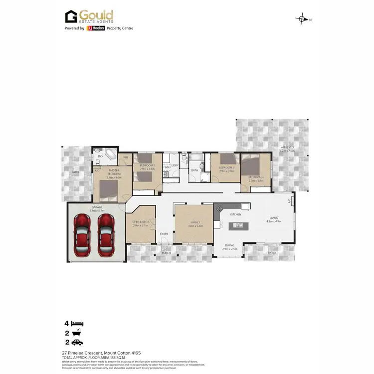 Floorplan of Homely house listing, 27 Pimelea Crescent, Mount Cotton QLD 4165