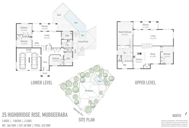 Floorplan of Homely house listing, 25 Highbridge Rise, Mudgeeraba QLD 4213