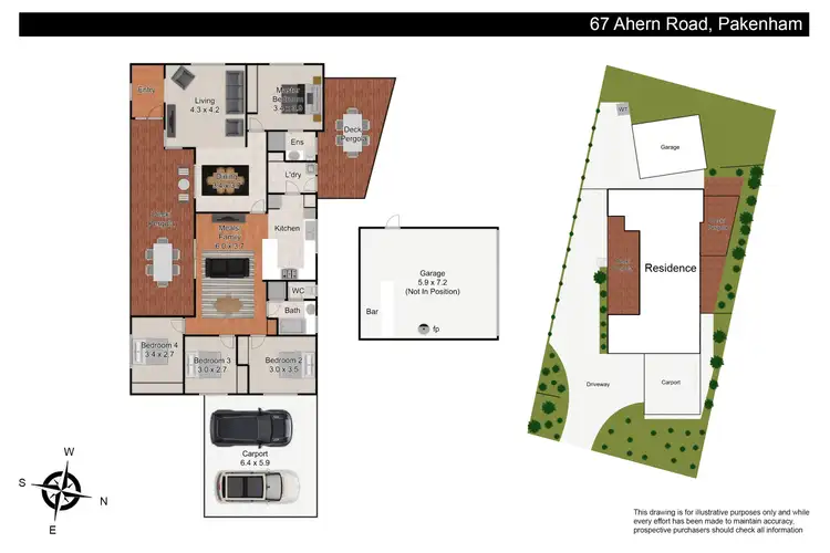 Floorplan of Homely house listing, 67 Ahern Road, Pakenham VIC 3810