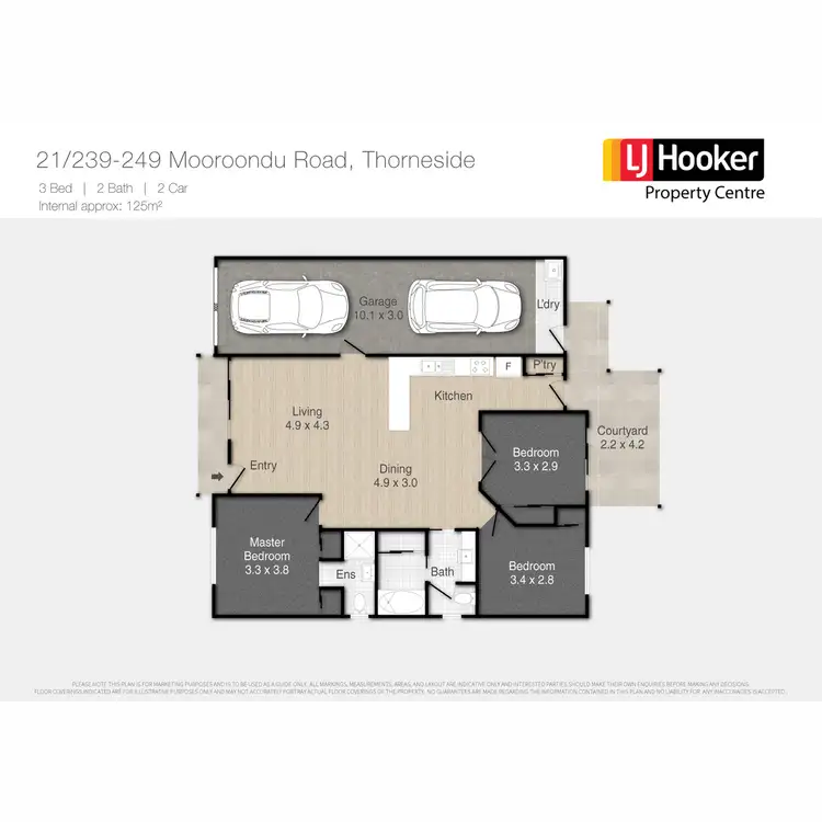 Floorplan of Homely villa listing, 21/239-249 Mooroondu Road, Thorneside QLD 4158