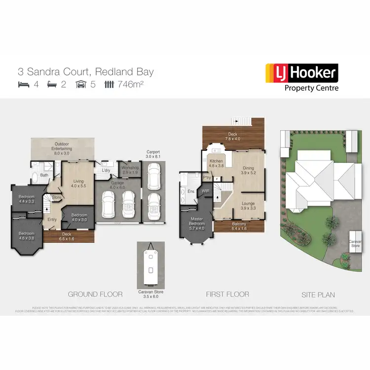 Floorplan of Homely house listing, 3 Sandra Court, Redland Bay QLD 4165