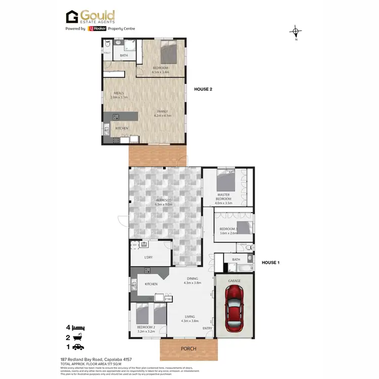 Floorplan of Homely house listing, 187 Redland Bay Road, Capalaba QLD 4157