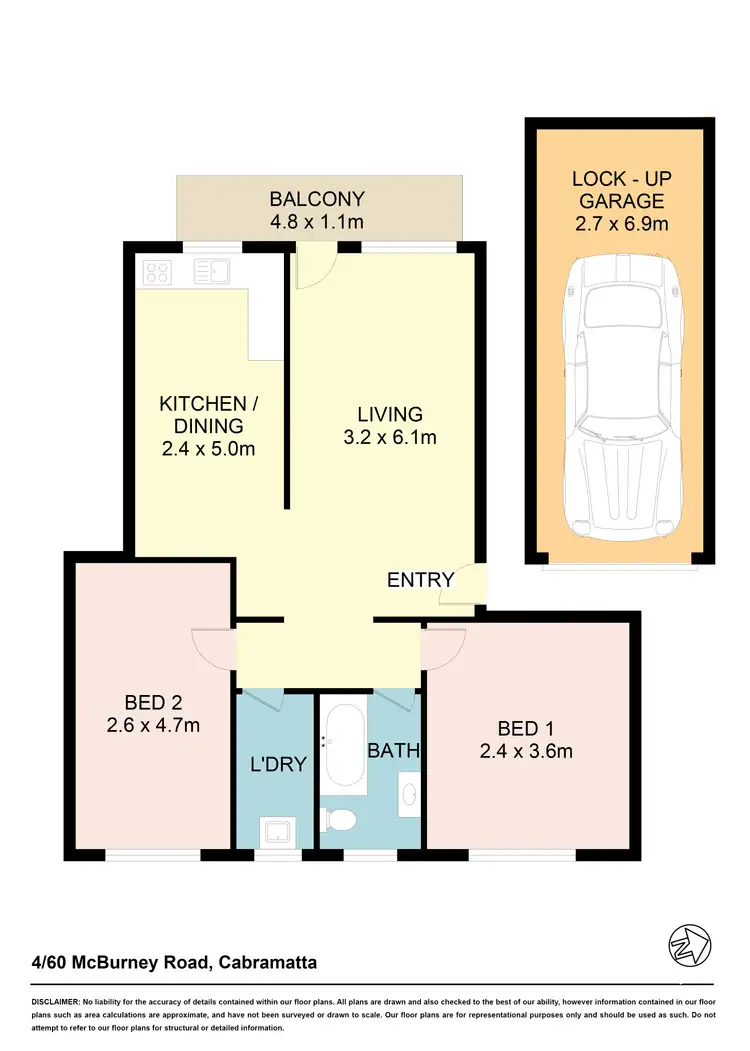 Floorplan of Homely unit listing, 4/60 Mcburney Rd, Cabramatta NSW 2166