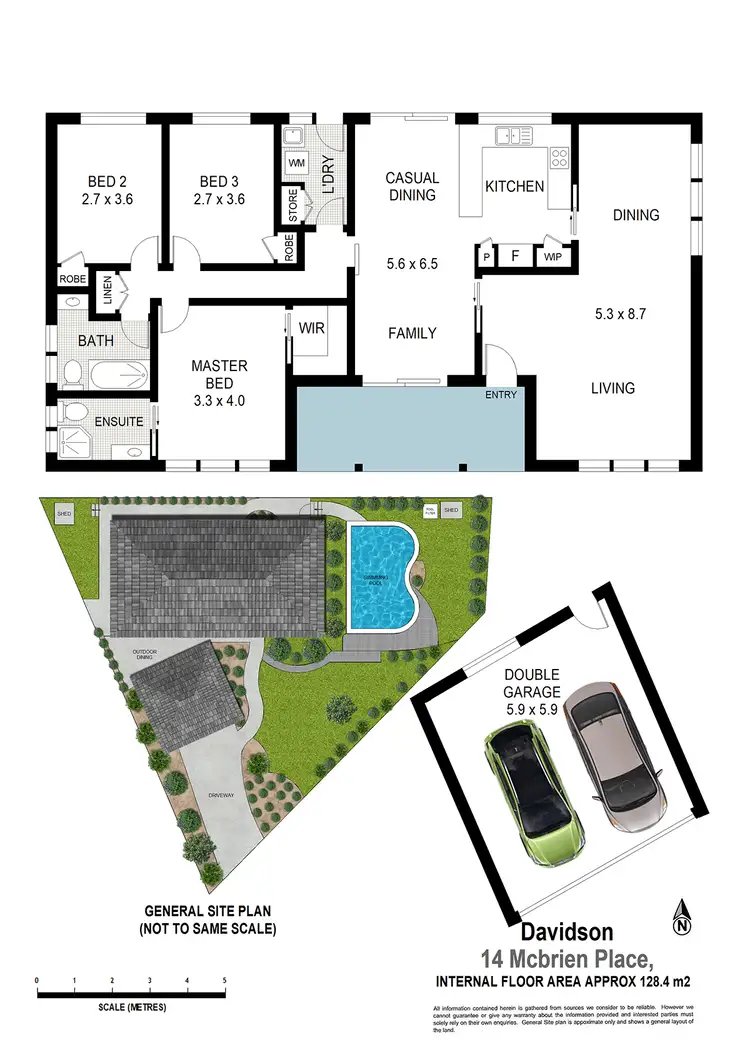 Floorplan of Homely house listing, 14 McBrien Place, Davidson NSW 2085