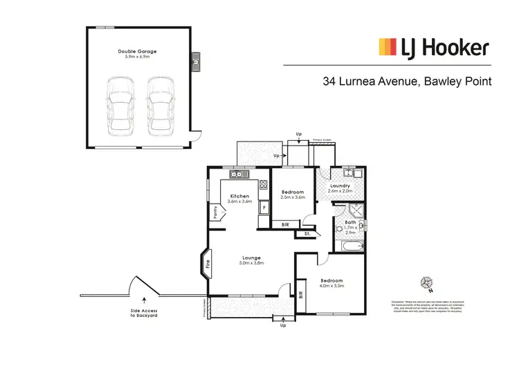 Floorplan of Homely house listing, 34 Lurnea Avenue, Bawley Point NSW 2539